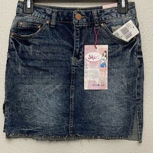 Almost Famous The Must Have Denim Skirt Size 3 NWT